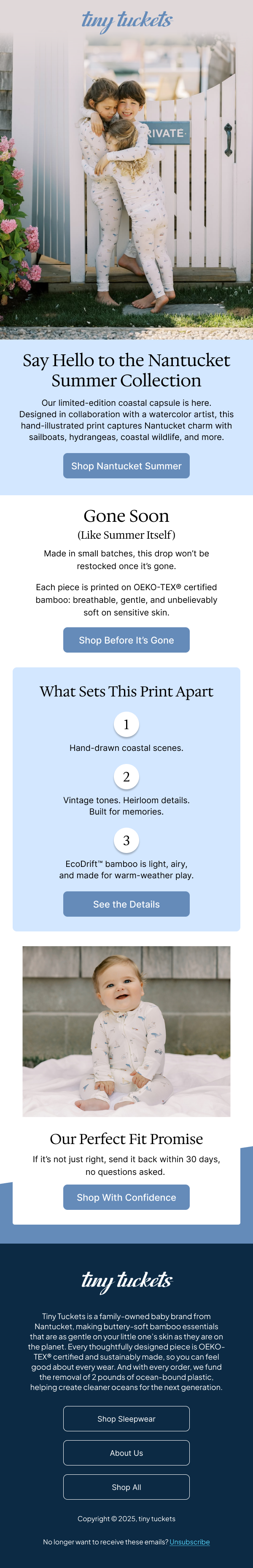 product launch email design