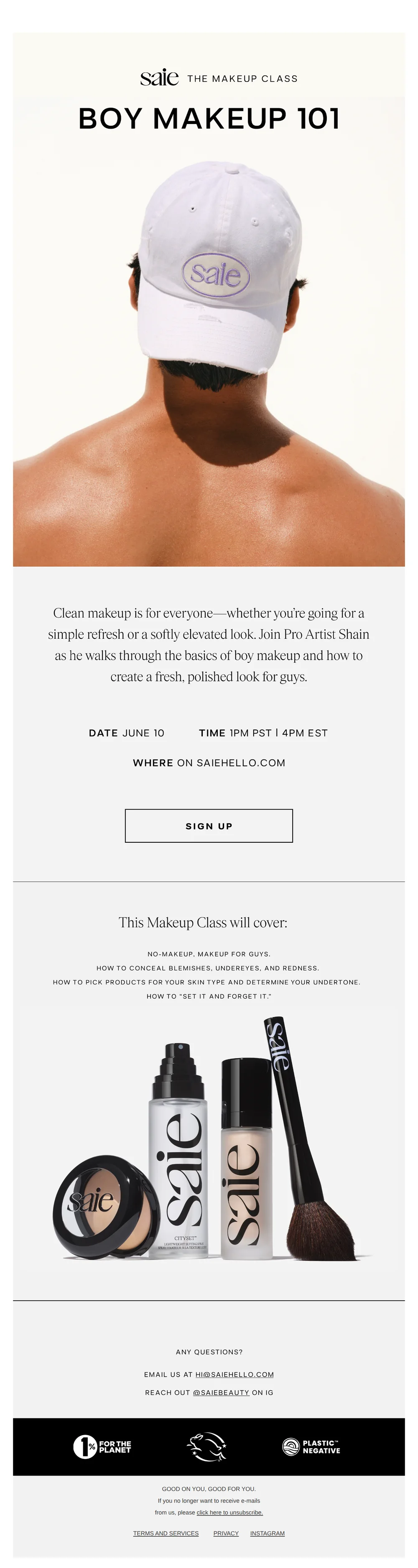Boy Makeup 101 | Sign Up Now