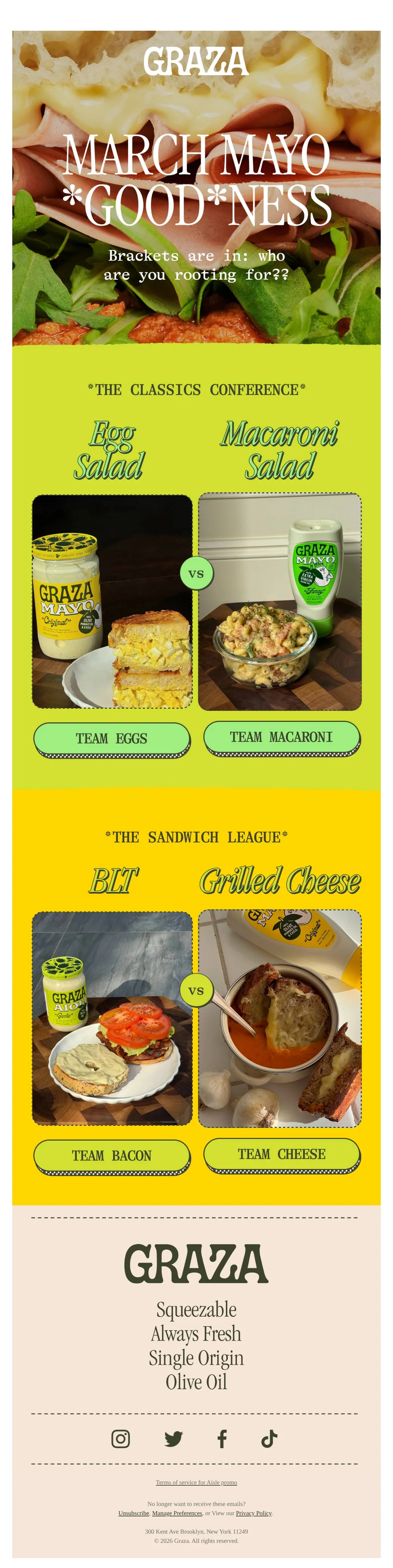 Potato Salad vs. BLT