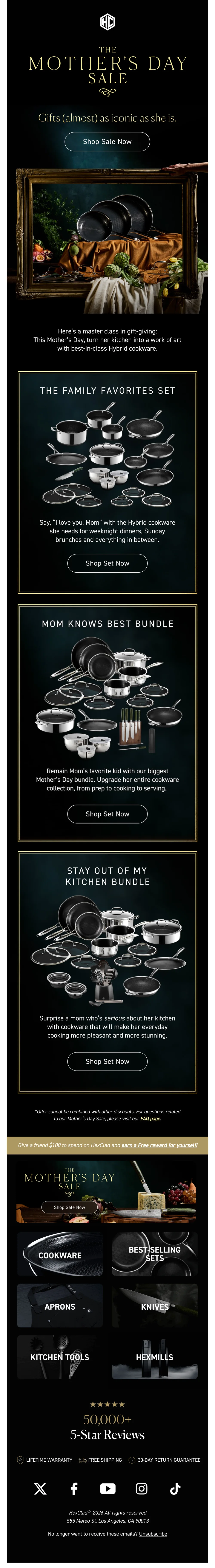 Mother's Day Sale starts TODAY
