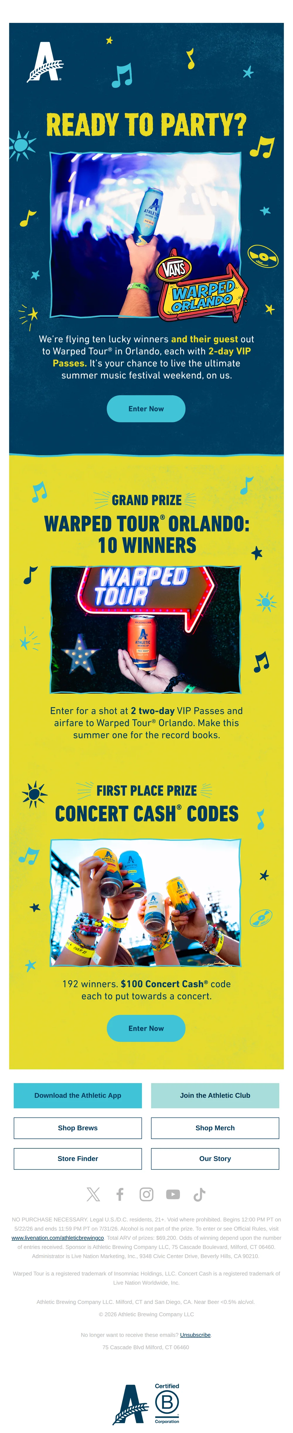 Ready to Party? Enter to Win a VIP Warped Tour Trip 🎸
