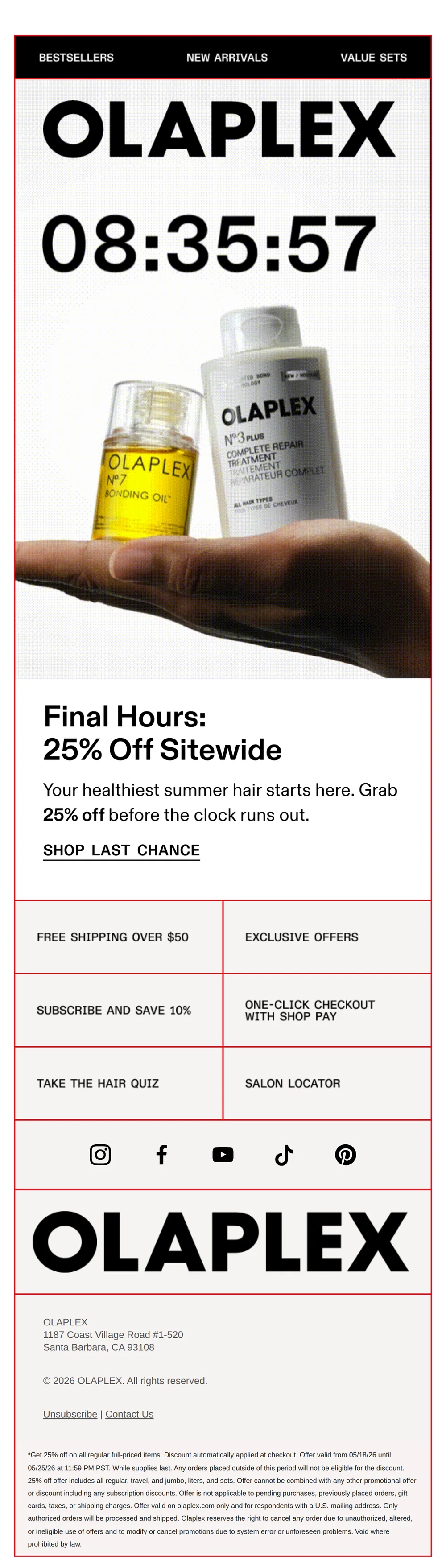 ⌛ ENDS SOON: 25% off sitewide
