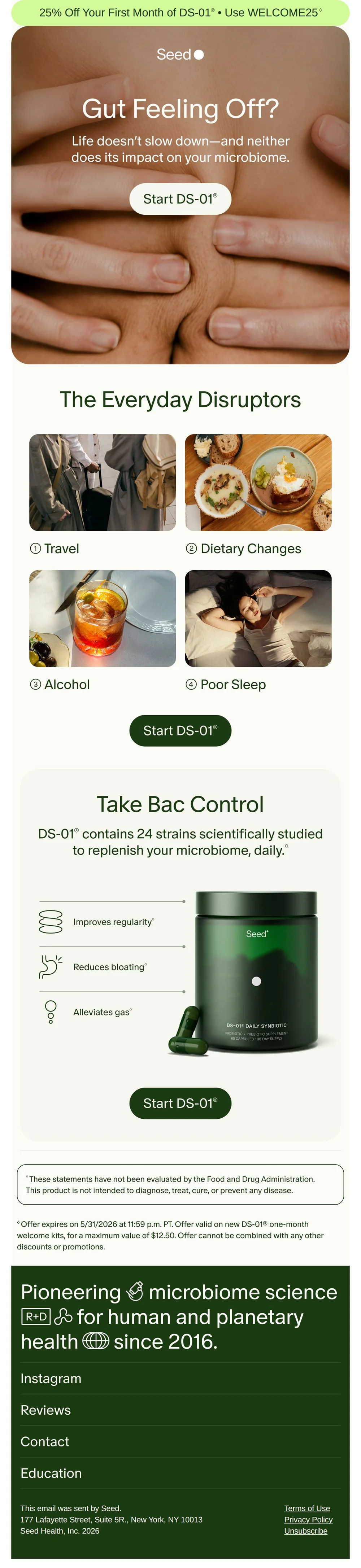 You’re busy. Your gut feels it.
